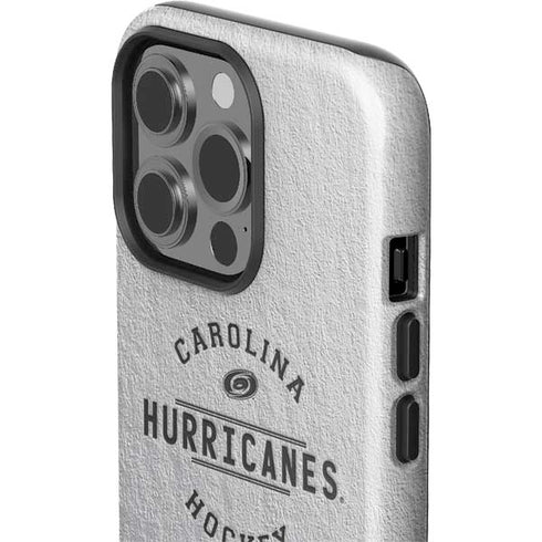NHL Carolina Hurricanes Black Text iPhone 15 Pro Impact Case
